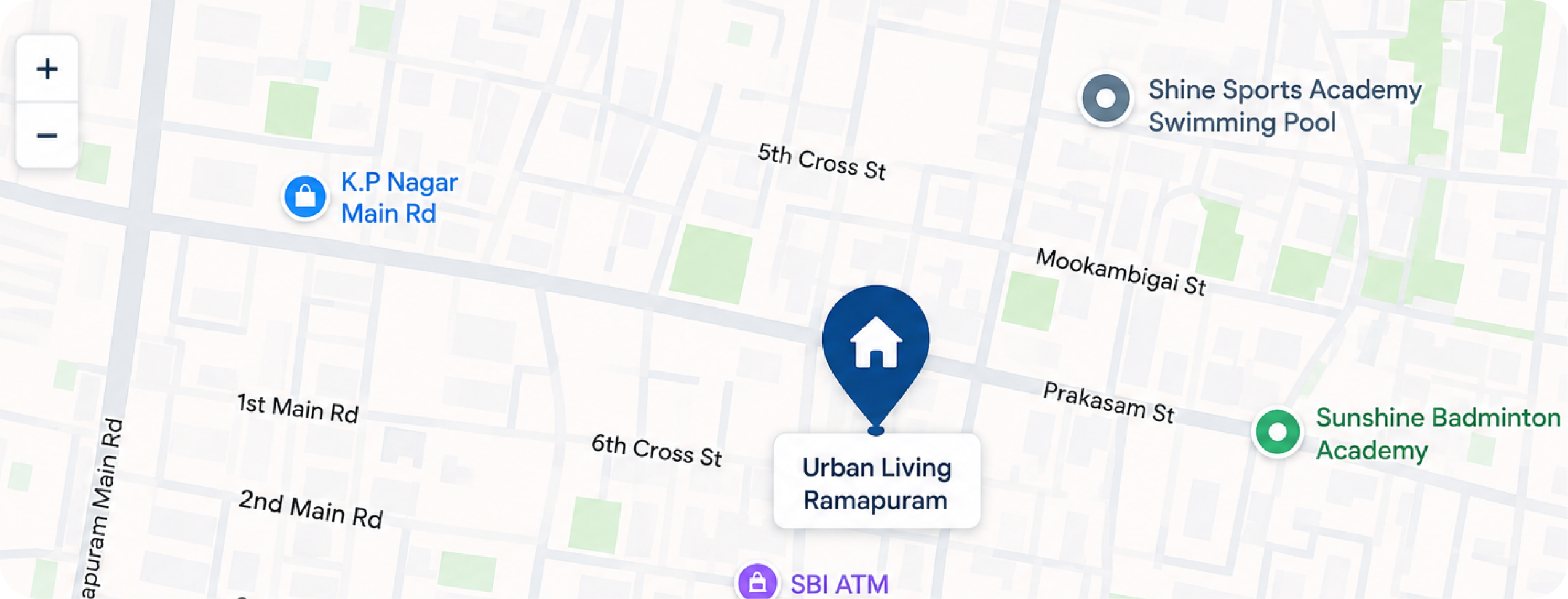 Urban Living Madanandapuram Map Location